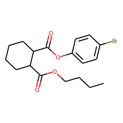 1,2-Cyclohexanedicarboxylic acid, 4-bromophenyl butyl ester