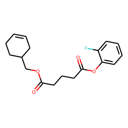 Glutaric acid, (cyclohex-3-enyl)methyl 2-fluorophenyl ester
