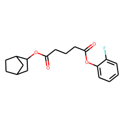Glutaric acid, 2-norbornyl 2-fluorophenyl ester