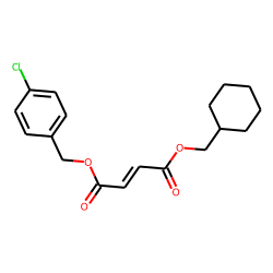 Fumaric acid, 4-chlorobenzyl cyclohexylmethyl ester
