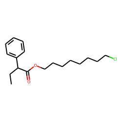 Butyric acid, 2-phenyl-, 8-chlorooctyl ester