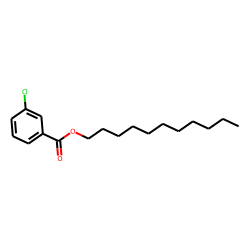 Benzoic acid, 3-chloro, undecyl ester