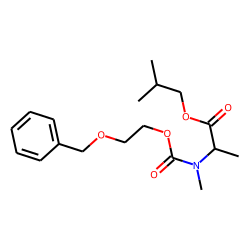 DL-Alanine, N-methyl-N-(2-benzyloxyethoxycarbonyl)-, isobutyl ester