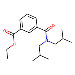Isophthalic acid, monoamide, N,N-diisobutyl-, ethyl ester