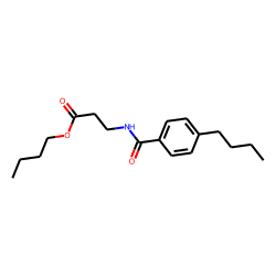 «beta»-Alanine, N-(4-butylbenzoyl)-, butyl ester