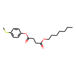 Succinic acid, heptyl 4-methylthiophenyl ester