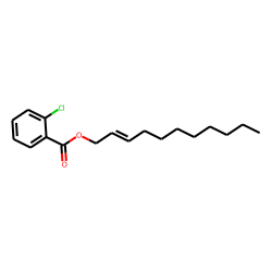 2-Chlorobenzoic acid, undec-2-enyl ester