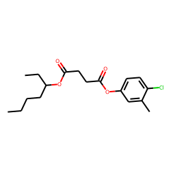 Succinic acid, 4-chloro-3-methylphenyl 3-heptyl ester