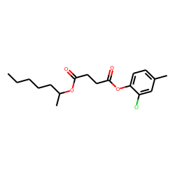 Succinic acid, hept-2-yl 2-chloro-4-methylphenyl ester