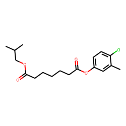 Pimelic acid, 4-chloro-3-methylphenyl isobutyl ester