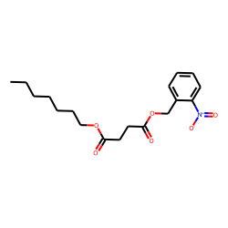 Succinic acid, heptyl 2-nitrobenzyl ester