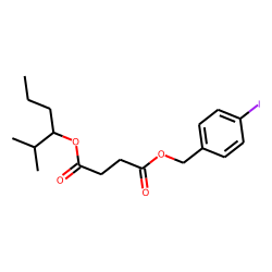 Succinic acid, 4-iodobenzyl 2-methylhex-3-yl ester