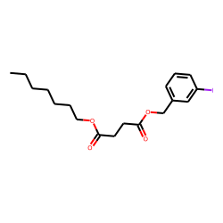 Succinic acid, heptyl 3-iodobenzyl ester