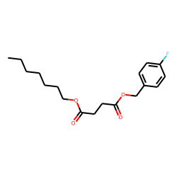 Succinic acid, 4-fluorobenzyl heptyl ester