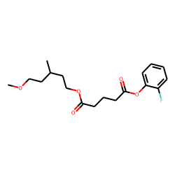 Glutaric acid, 2-fluorophenyl 3-methyl-5-methoxypentyl ester