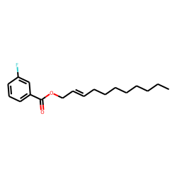 3-Fluorobenzoic acid, undec-2-enyl ester
