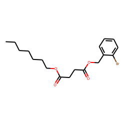 Succinic acid, 2-bromobenzyl heptyl ester