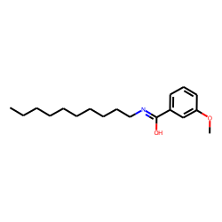 Benzamide, 3-methoxy-N-decyl-