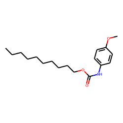 P-methoxy carbanilic acid, n-decyl ester