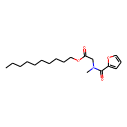 Sarcosine, N-(2-furoyl)-, decyl ester