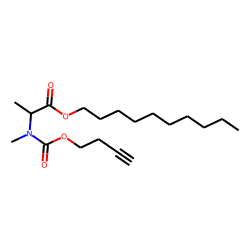 DL-Alanine, N-methyl-N-(byt-3-yn-1-yloxycarbonyl)-, decyl ester