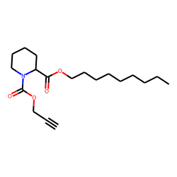 Pipecolic acid, N-propargyloxycarbonyl-, nonyl ester