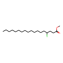 4-Chlorooctadecanoic acid, methyl ester