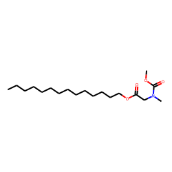 Glycine, N-methyl-N-methoxycarbonyl-, tetradecyl ester
