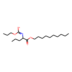 l-Norvaline, n-propoxycarbonyl-, decyl ester