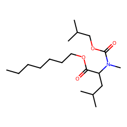 L-Leucine, N-isobutoxycarbonyl-N-methyl-, heptyl ester