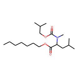 l-Leucine, N-isobutoxycarbonyl-N-methyl-, heptyl ester
