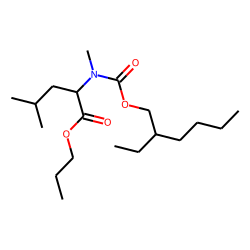 L-Leucine, N-methyl-N-(2-ethylhexyloxycarbonyl)-, propyl ester