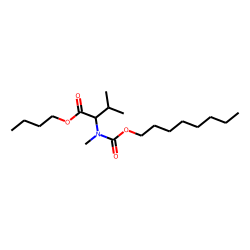 DL-Valine, N-methyl-N-octyloxycarbonyl-, butyl ester