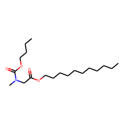 Glycine, N-methyl-n-butoxycarbonyl-, undecyl ester