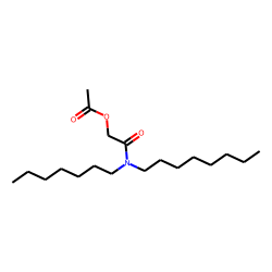 Acetoxyacetamide, N-heptyl-N-octyl-