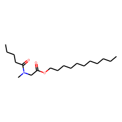 Sarcosine, N-valeryl-, undecyl ester