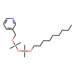 3-(Pyrrol[1,1,3,3-tetramethyl-3-(nonyloxy)disiloxanyl]oxymorphomethyl)pyridine