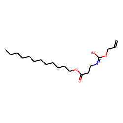 «beta»-Alanine, N-allyloxycarbonyl-, dodecyl ester
