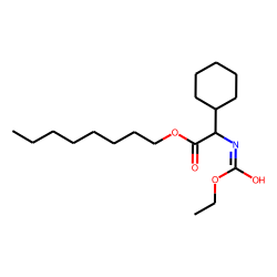 Glycine, 2-cyclohexyl-N-ethoxycarbonyl-, octyl ester