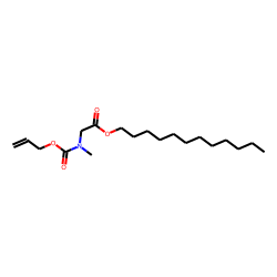 Glycine, N-methyl-N-allyloxycarbonyl-, dodecyl ester
