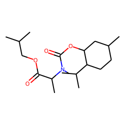 DL-Alanine, N-methyl-N-((1R)-(-)-menthyloxycarbonyl)-, isobutyl ester