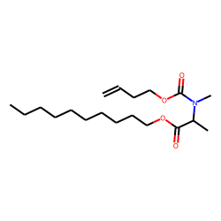 DL-Alanine, N-methyl-N-(byt-4-en-1-yloxycarbonyl)-, decyl ester