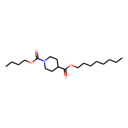 Isonipecotic acid, n-butoxycarbonyl-, octyl ester