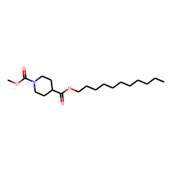 Isonipecotic acid, N-methoxycarbonyl-, undecyl ester