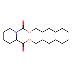 Pipecolic acid, N-hexyloxycarbonyl-, hexyl ester
