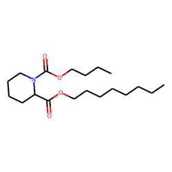 Pipecolic acid, N-butoxycarbonyl-, octyl ester