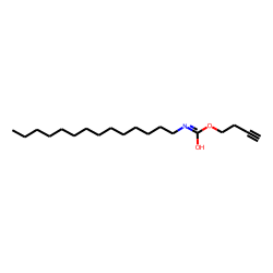 Carbonic acid, monoamide, N-tetradecyl-, but-3-yn-1-yl ester