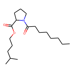 L-Proline, N-(octanoyl)-, isohexyl ester