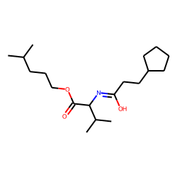 L-Valine, N-(3-cyclopentylpropionyl)-, isohexyl ester