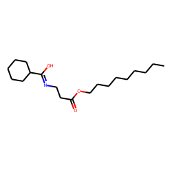 «beta»-Alanine, N-cyclohexylcarbonyl-, nonyl ester